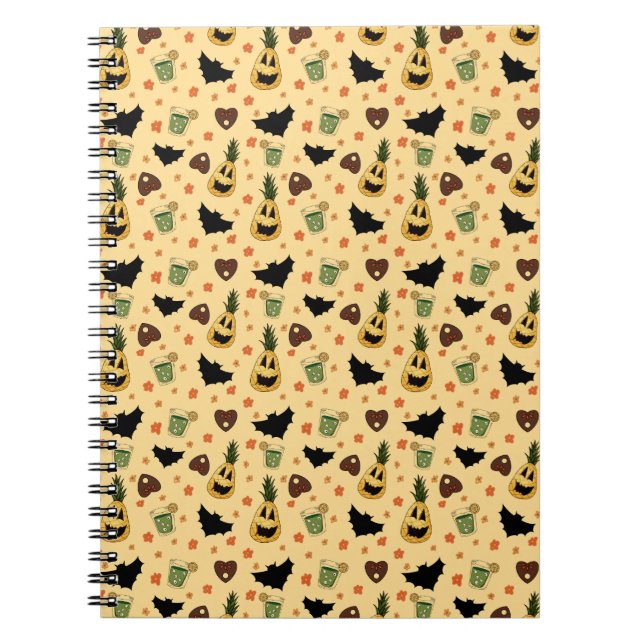 Caderno Espiral Tropical Assustador (Frente)