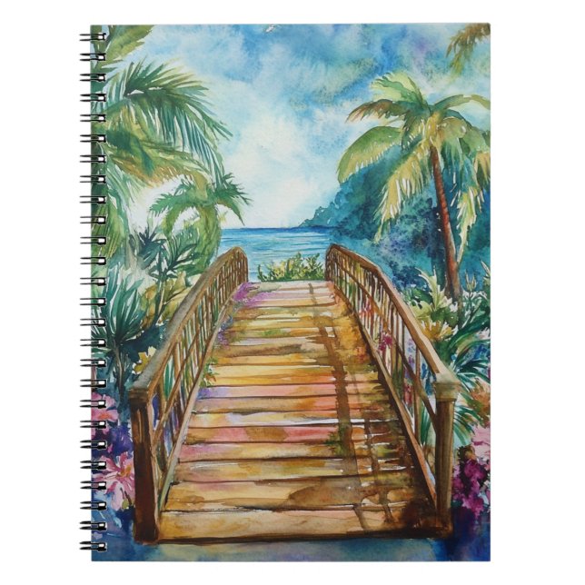 Caderno Espiral Tropical Bridge (Frente)