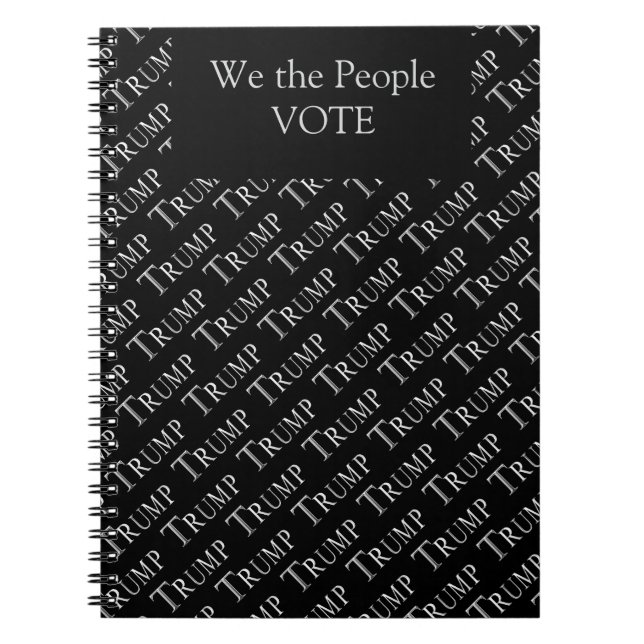 CADERNO ESPIRAL TRUMP (Frente)