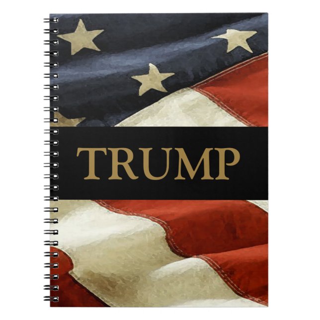 CADERNO ESPIRAL TRUMP (Frente)