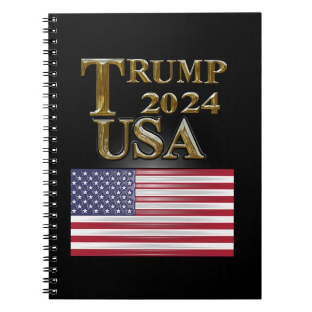 CADERNO ESPIRAL TRUMP 2024 (Frente)