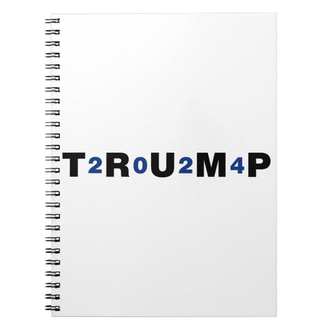 Caderno Espiral Trump 2024 Blue (Frente)