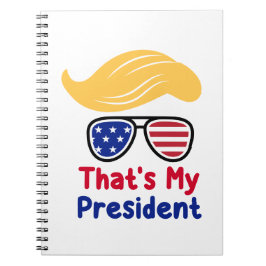 Caderno Espiral Trump 47 - Esse é o meu presidente