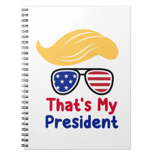Caderno Espiral Trump 47 - Esse é o Meu Presidente 