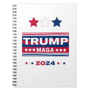 CADERNO ESPIRAL TRUMP~MAGA~2024