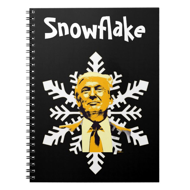 Caderno Espiral Trump/Snowflake Notebook (Frente)
