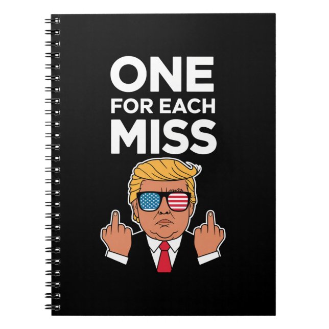Caderno Espiral Trump Um Para Cada Erro  (Frente)