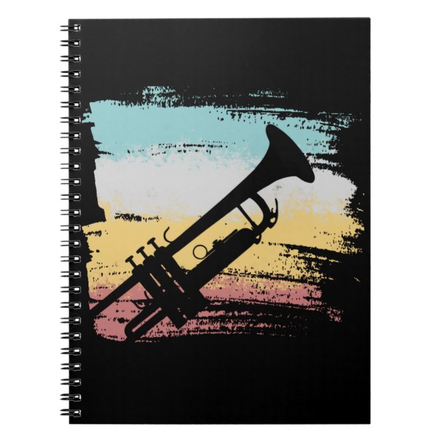 Caderno Espiral Trumpet Vintage (Frente)