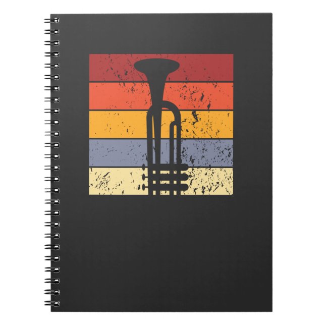 Caderno Espiral Trumpet Vintage (Frente)