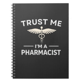 Caderno Espiral Trust Me I’m a Pharmacist Funny Pharmacy