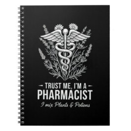Caderno Espiral Trust Me I’m a Pharmacist Vintage Apothecary