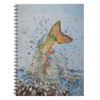 Caderno Espiral Truta-de-corrente Salpico
