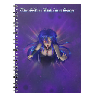 Caderno Espiral TSDS: Arte da Capa do Livro da Rainha Irana Delphi