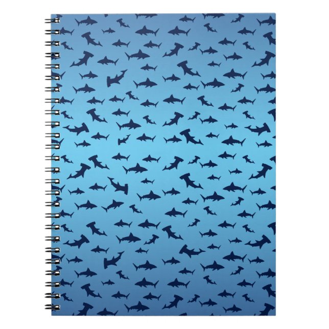 Caderno Espiral Tubarões (Frente)