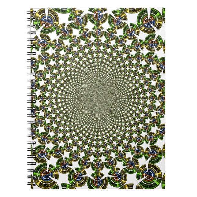 Caderno Espiral Tubarões sem costura tradicionais (Frente)