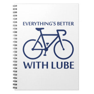 Caderno Espiral Tudo é melhor com Lube