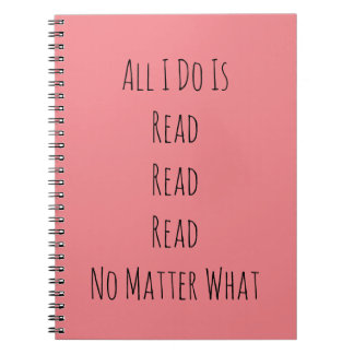 Caderno Espiral Tudo Que Eu Faço É Lido