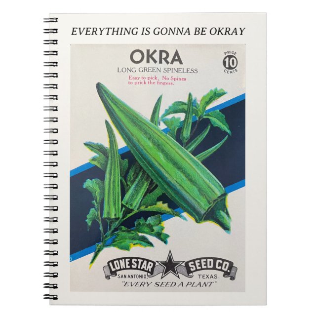Caderno Espiral Tudo Vai Ser Notebook Okray (Frente)