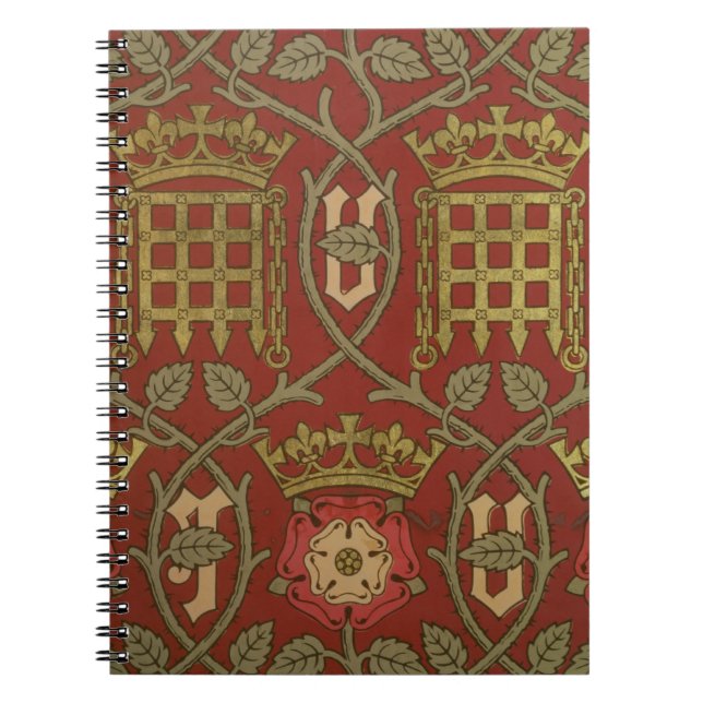 Caderno Espiral "Tudor aumentou", papel de parede da reprodução (Frente)