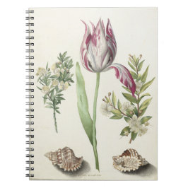Caderno Espiral Tulip, duas ramificações do Cartão-postal Myrtle