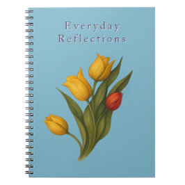 Caderno Espiral Tulip Floral Notebook | Everyday Reflections