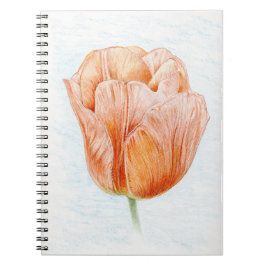 Caderno Espiral Tulip in Peach