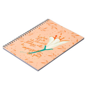 Caderno Espiral Tulip Love-Faith Like a Mostard Seed notebook