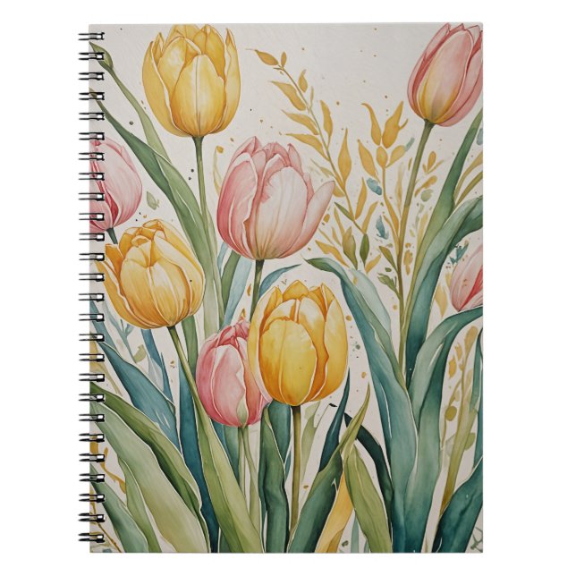Caderno Espiral Tulip Reverie (Frente)