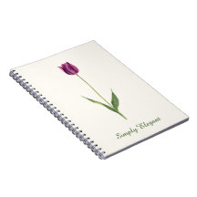 Tulipa Roxa Elegante Personalizada