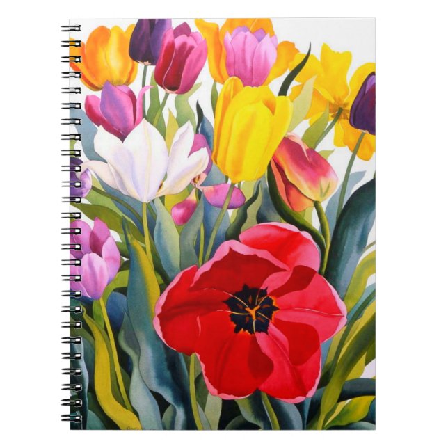Caderno Espiral Tulipas 2007 (Frente)