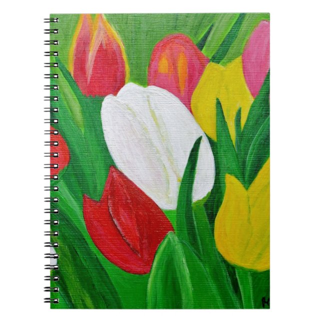 Caderno Espiral Tulipas 2a (Frente)