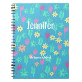 Caderno Espiral Tulipas personalizadas personalizadas de notebook 