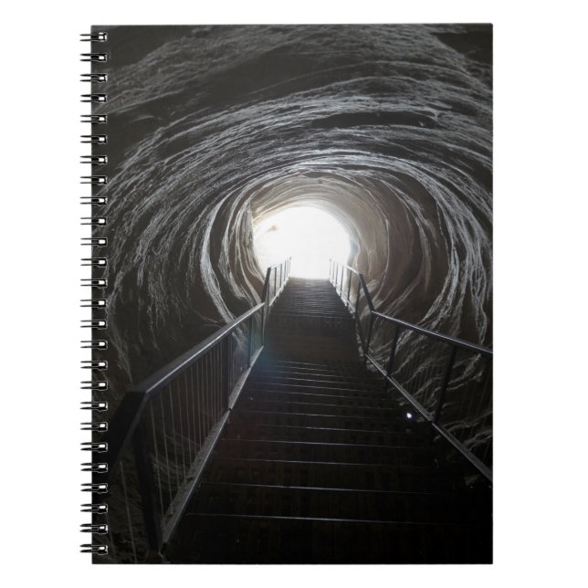 Caderno Espiral Túnel da Caverna Escura (Frente)