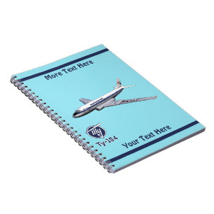 Caderno Espiral Tupolev (Т у о л е в) Tu-104