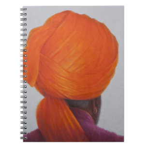 Caderno Espiral Turbante 2014 do açafrão