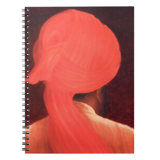 Caderno Espiral Turbante estranho (Frente)