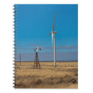 Caderno Espiral Turbina de Moinhos Ventos