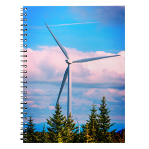 Caderno Espiral Turbina Eólica