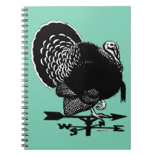 Caderno Espiral Turkey Weathervane