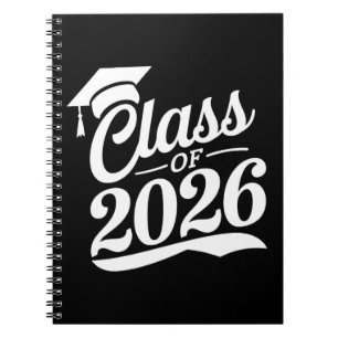 Caderno Espiral Turma De 2026 Graduado Orgulhoso Graduação