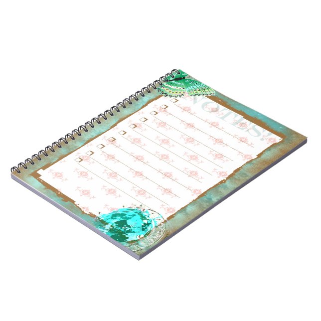 Caderno Espiral TURMALINE 4 ~ Notebook (Left Side)