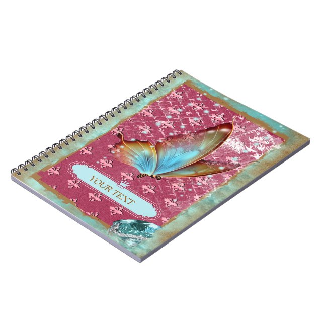 Caderno Espiral TURMALINE ~ Notebook (Left Side)