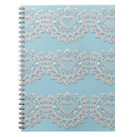 Turquesa Azul Branco Renda Coração Casamento Noiva