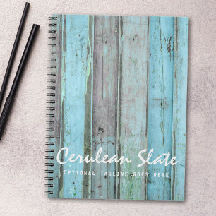 Caderno Espiral Turquesa russa Vintage e Boho Chic Boutique