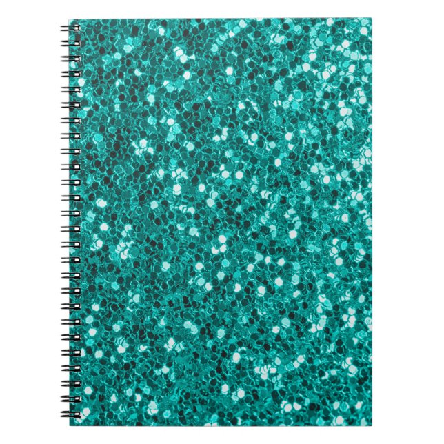 Caderno Espiral Turquesas Sparkles: Bright Close Foundation (Frente)