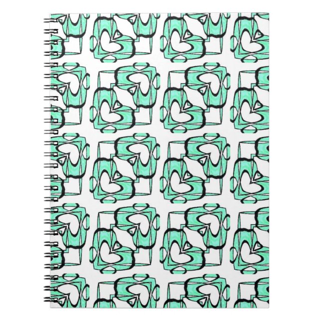 Caderno Espiral Turquoise Bon Bons (Frente)