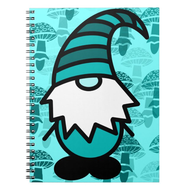 Caderno Espiral Turquoise Gnome (Frente)
