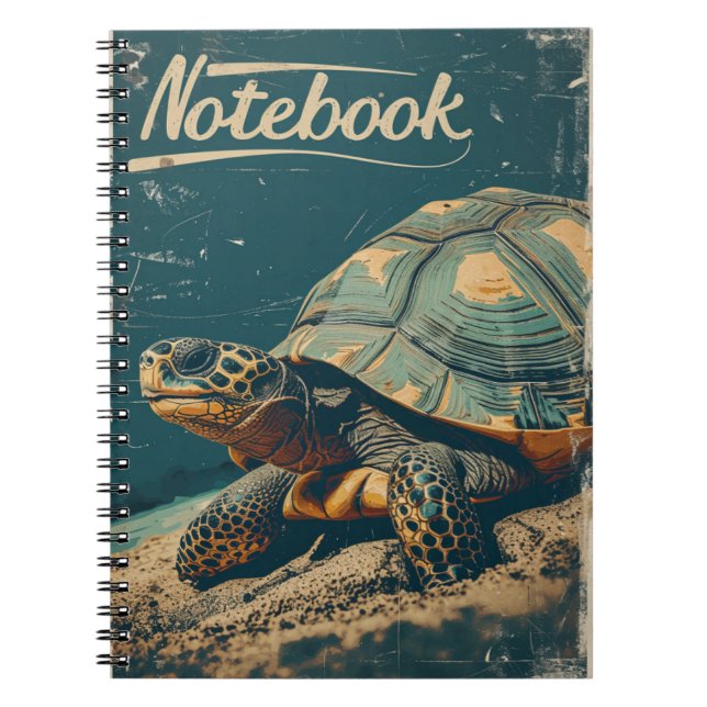 Caderno Espiral Turtle Vintage (Frente)