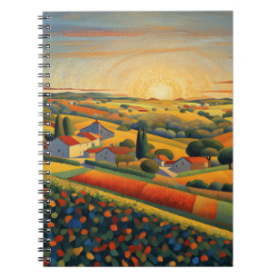 Caderno Espiral Tuscan Sunrise