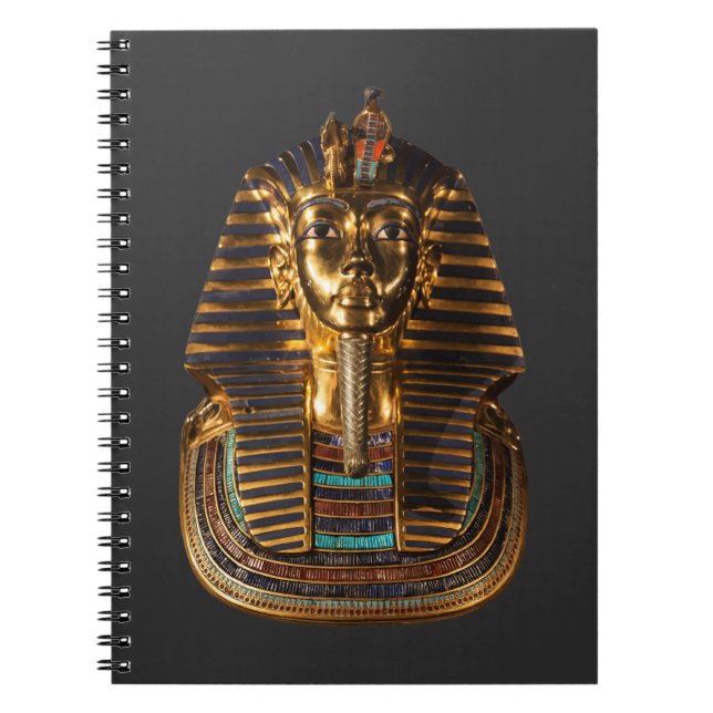 Caderno Espiral Tutankhamun O Rei Egípcio - Antigo Maje Real (Frente)